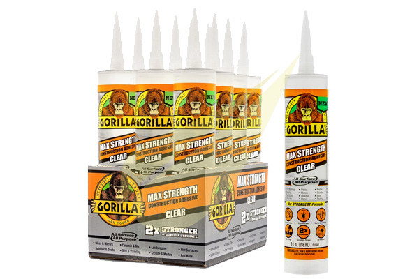 Ragasztó Webáruház - GORILLA GLUE Gorilla Grab Clear kristálytiszta építési ragasztó