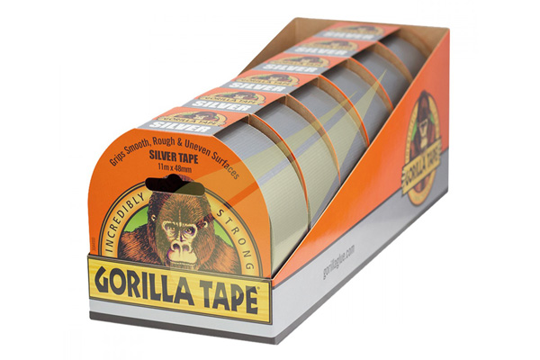 Ragasztó Webáruház - GORILLA GLUE Gorilla Tape Silver ragasztószalag 1